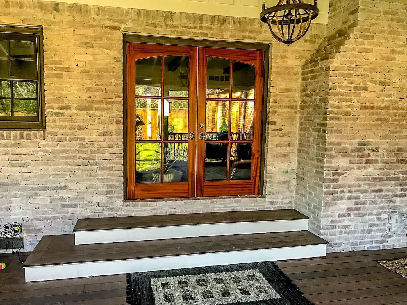 memphis custom patio with french doors remodeling