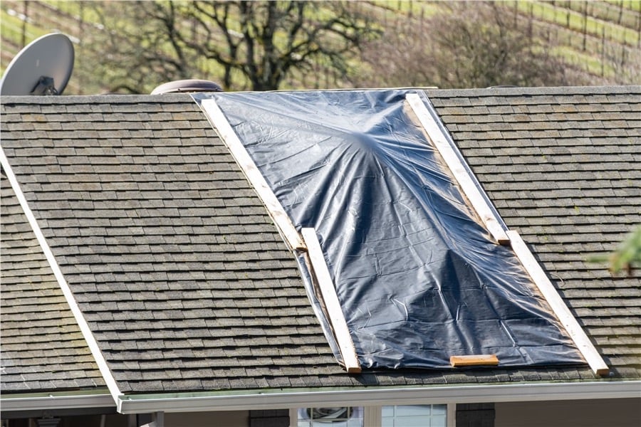 tarp up water restoration damage memphis gardner construction
